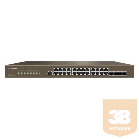 IP-COM Switch Vezérelhető - G5328F (24x1Gbps; 4x SFP; 1x console port; L3)