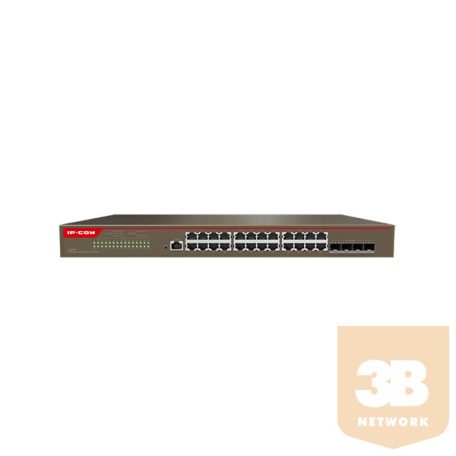 IP-COM Switch Vezérelhető - G5328X (L3; 24x1Gbps + 4x10G SFP port; rack-mount)