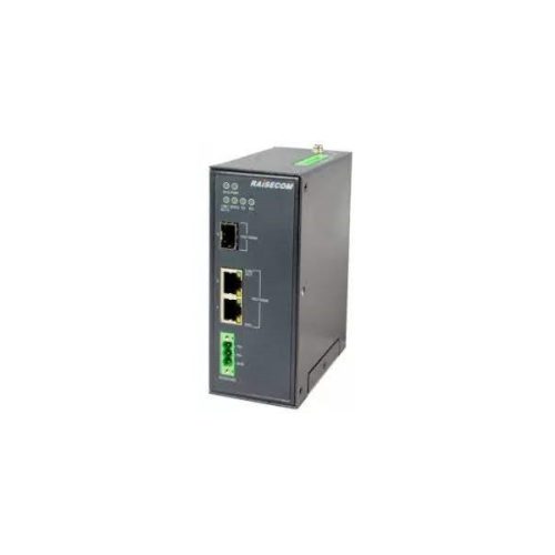 RAISECOM L2 DIN sínes menedzselhető ipari switch, 1xFE/GE SFP + 2xGE RJ45, 1x12/24VDC