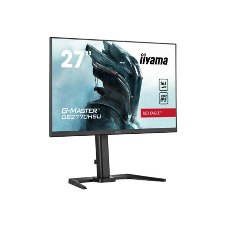 IIYAMA GB2770HSU-B5 27inch ETE Fast IPS 1920x1080 Gaming 165Hz 1100:1 250cd/m2 0.8ms HDMI DP USB-HUB Speakers 15cm Height Adj Black