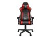 GEMBIRD Gaming chair SCORPION black/red skin