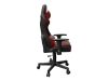 GEMBIRD Gaming chair SCORPION black/red skin