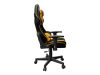 GEMBIRD Gaming chair SCORPION black mesh yellow skin