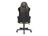 GEMBIRD Gaming chair SCORPION black mesh yellow skin