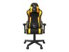 GEMBIRD Gaming chair SCORPION black mesh yellow skin