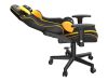 GEMBIRD Gaming chair SCORPION black mesh yellow skin