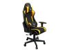 GEMBIRD Gaming chair SCORPION black mesh yellow skin