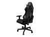 GEMBIRD Gaming chair SCORPION black mesh black skin