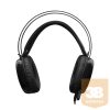 HDS White Shark MARGAY GH-1947 gamer headset mikrofonnal - Fekete