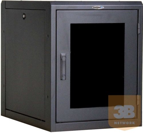 Great Lakes GL13E-6060G-BL 13U 600 x 600 19"-os álló rack szekrény