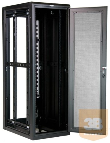 Great Lakes GL42E-60100-MSM-BL 42U 600 x 1000 19"-os álló rack szekrény