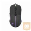 Mouse White Shark GM-5010 WARLOCK RGB gamer egér 7D - fekete