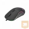 Mouse White Shark GM-5010 WARLOCK RGB gamer egér 7D - fekete