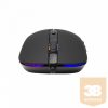 Mouse White Shark GM-5010 WARLOCK RGB gamer egér 7D - fekete