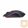 Mouse White Shark GM-5010 WARLOCK RGB gamer egér 7D - fekete