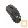 Mouse White Shark TRISTAN GM-9004  RGB gamer egér 7D - fekete