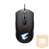 GIGABYTE Vezetékes egér AORUS M4 USB Optikai, Fekete 6400 DPI Gaming