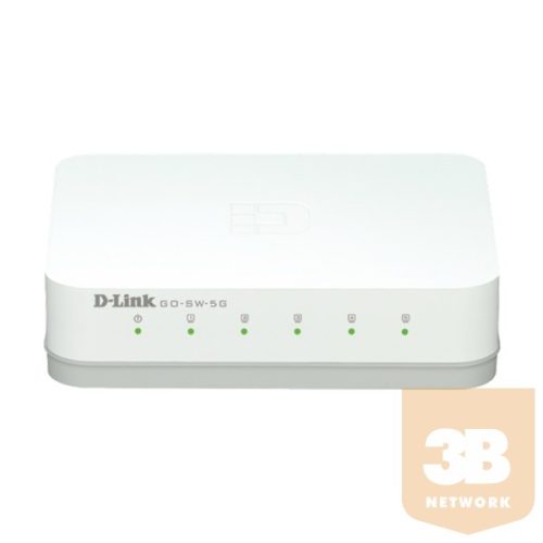 D-Link Switch 5x1000Mbps asztali műanyag