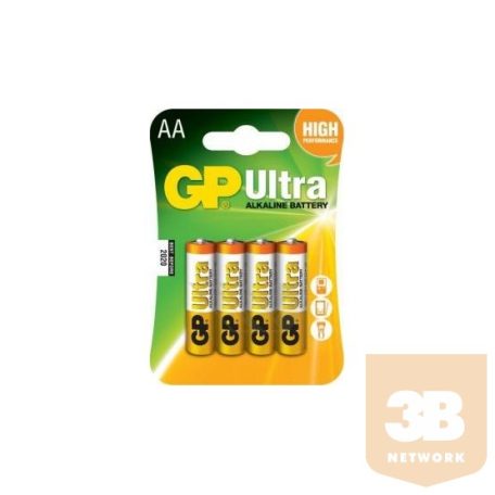 Elem GP Ultra alkáli AA ceruzaelem - 4db/csomag