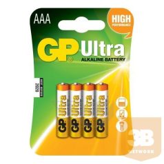 Elem GP Ultra alkáli AAA ceruzaelem - 4db/csomag