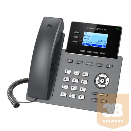 GRANDSTREAM IP Telefon 3 vonalas Carrier-Grade, HD LCD kilejző, GRP2603