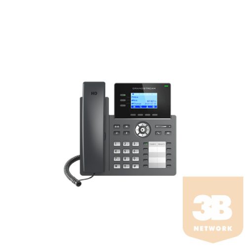 GRANDSTREAM IP Telefon 3 vonalas Carrier-Grade, HD LCD kilejző, GRP2604