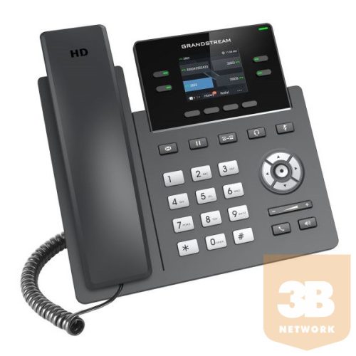 GRANDSTREAM IP Telefon 2 vonalas Carrier-Grade, HD színes LCD kijelző, Wifi-s, GRP2612W