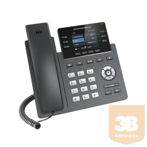 GRANDSTREAM IP Telefon 3 vonalas Carrier-Grade, HD színes LCD kijelző, GRP2613