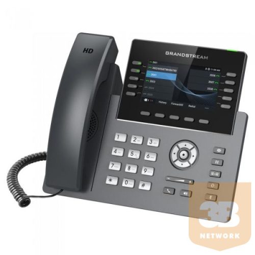 GRANDSTREAM IP Telefon 10 vonalas Carrier-Grade, HD színes LCD kijelző, Wifi-s, GRP2615