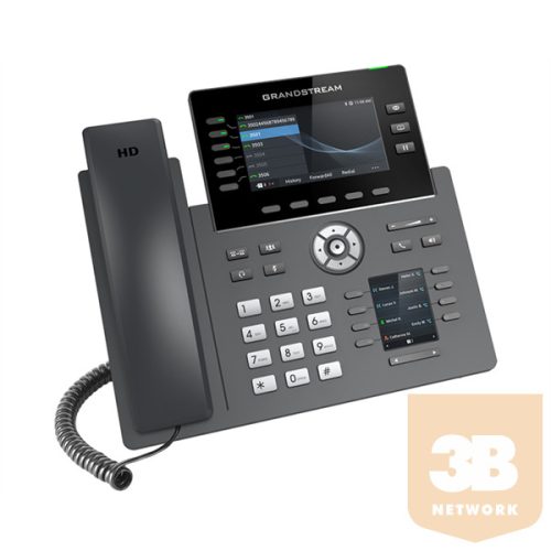 GRANDSTREAM IP Telefon 6 vonalas Carrier-Grade, HD színes LCD kijelző, Wifi-s, GRP2616