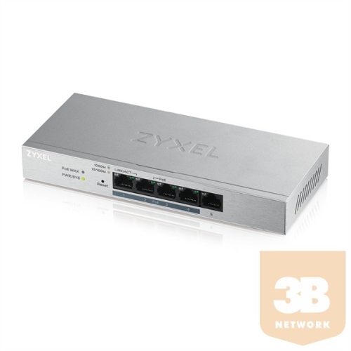 ZYXEL Switch 5x1000Mbps ebből 4port POE (60w)