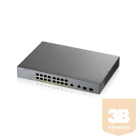 ZYXEL Switch GS1350-18HP, 18 Port managed CCTV PoE, long range, 250W