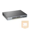 ZYXEL Switch GS1350-18HP, 18 Port managed CCTV PoE, long range, 250W