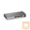 ZYXEL Switch GS1350-6HP, 6 Port managed CCTV PoE, long range, 60W, 802.3BT