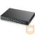 ZYXEL Switch 24x1000Mbps (12xPOE) Fémházas Menedzselhető Rackes, GS1900-24EP-EU0101F