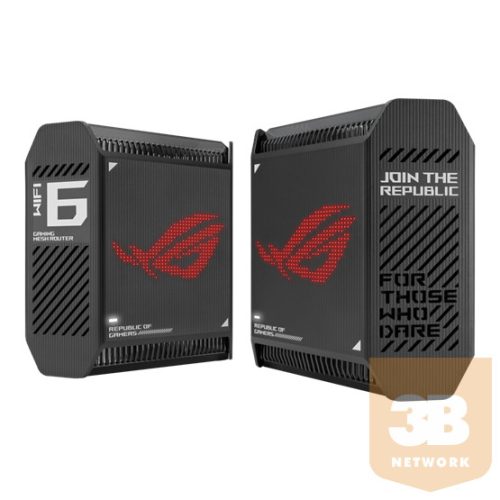 LAN/WIFI Asus ROG Rapture GT6 Router - 2-PK - Fekete