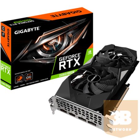 Gigabyte GeForce RTX 2070 SUPER WINDFORCE 2X 8G, 8GB GDDR6, 3xDP, HDMI