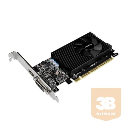 GIGABYTE Videokártya PCI-Ex16x nVIDIA GT 730 2GB DDR5