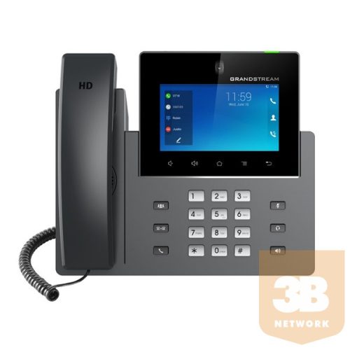 GRANDSTREAM IP Multimédiás Telefon Android rendszer, HD színes LCD Érintőképernyős POE, GXV3350