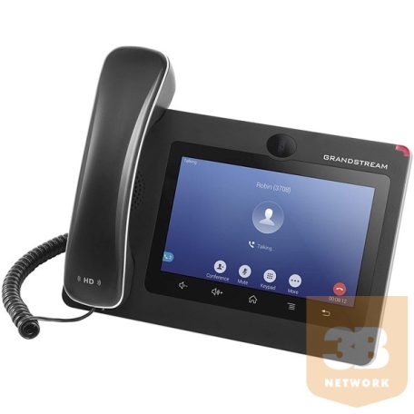 GRANDSTREAM IP Multimédiás Telefon Android rendszer, HD színes LCD Érintőképernyős POE, GXV3370