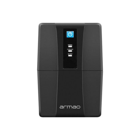 ARMAC UPS Home Line-Interactive H/650E/LED/V2 650VA 2x French Outlets USB-B LED