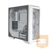 COOLER MASTER Ház Midi ATX HAF 500 ARGB Tápegység nélkül, Üvegfalú, fehér