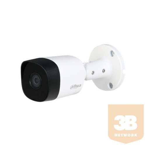 Dahua Analóg csőkamera - HAC-B2A21 (2MP, 3,6mm, kültéri, IR20m, ICR, IP67, DWDR, 12VDC)