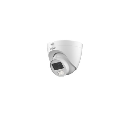 Dahua Analóg turretkamera - HAC-HDW1200T-IL-A (SmartColor, 2MP, 2,8mm, kültéri, IR20m+LED20m, IP67, mikrofon, 12VDC)