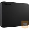 Toshiba Külső HDD 2.5" - 1TB Canvio Basics Fekete (USB3.0; ~5Gbps; NTFS/HFS+; matt)