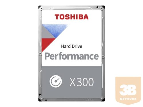 TOSHIBA X300 Performance Hard Drive 6TB SATA 6.0 Gbit/s 3.5inch 7200rpm 256MB Retail