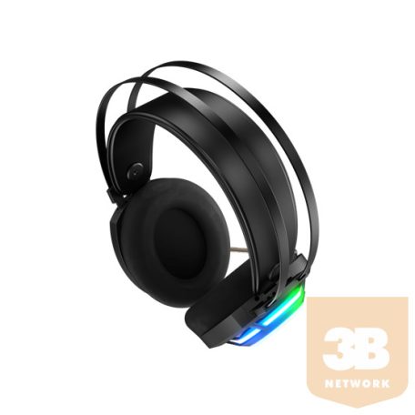 HDS Gamdias HEBE E3 RGB Gaming headset (3.5mm+Lighting)