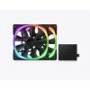 FAN NZXT Aer RGB 2 - 140mm - fekete - Twin Starter Pack - HF-2814C-DB