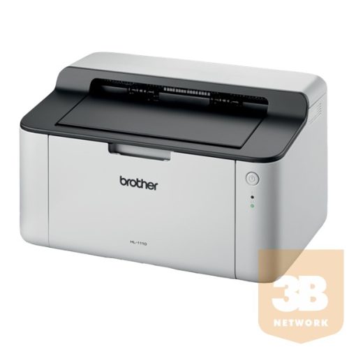 BROTHER Lézernyomtató HL-1110E, A4, mono, 20 lap/perc, USB, manuál duplex, 2400x600dpi, 1MB