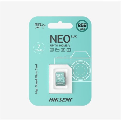 HIKSEMI Memóriakártya MicroSDXC 512GB Neo Lux CL10 100R/70W UHS-I V30 (HIKVISION)